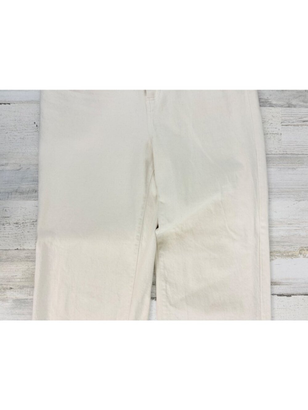 Ann Mashburn Coco 5 Pocket Jean Sz 29 Natural Denim Ivory - Picture 5 of 16